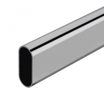 Штанга овал. L=3м хром